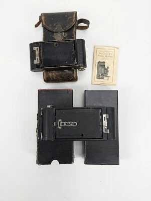 (2) Cámaras Kodak antiguas Nº2/No. Lote de paquete de 120 películas de cartucho plegable 1 A Foto 1 de 4