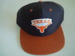 TEXAS LONGHORNS    90S GOLF BEACH SNAPBACK HAT CAP VINTAGE S5 - Picture 1 of 5