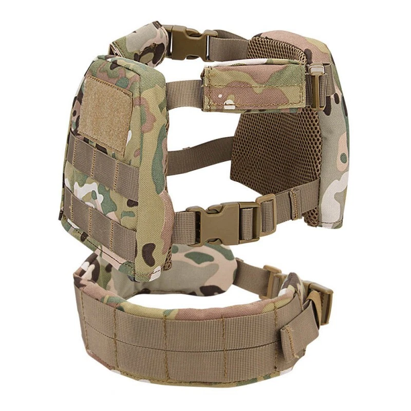 Children Kids Military Molle Plate Carrier Combat Vest with Patrol Belt - Image 1 of 4