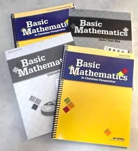 Abeka - Basic Mathematics in Christian Perspective 4th Edition - Teachers Pack - Picture 1 of 5