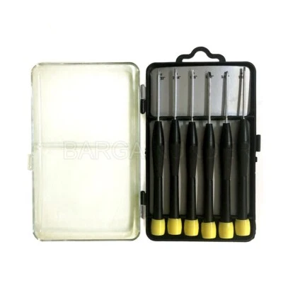 6PC Precision Screwdriver Set Eyeglass Watch Jewelry Repair Cell Micro Small NGL - Image 1 of 2