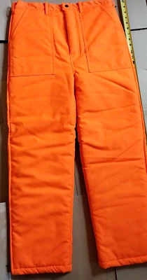 Pantalones de Caza Winchester Para Hombres Naranja Brillante Aislados L Cremallera Pierna Grande Seguridad Foto 1 de 4