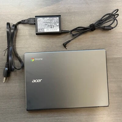 Acer C720  Chromebook C720-2844 11.6" 16GB, , 1.4GHz, 4GB Gray Notebook - Image 1 of 4