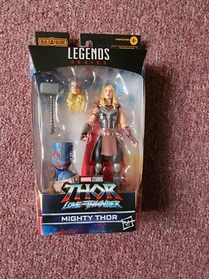 SERIE LEYENDAS DE MARVEL EL PODEROSO THOR JANE FOSTER BUILD-A-HULK DE 2017 Foto 1 de 2