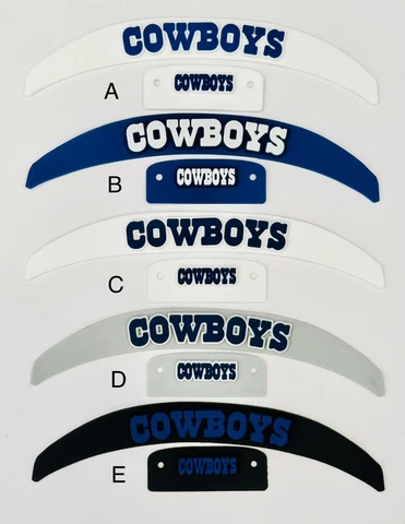 Cowboys MINI Helmet 3D Bumpers, Speed Version Cover
