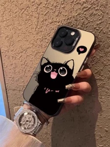 Case For iPhone 16 Pro Max 15 14 13 12 Mini 11 XS XR 7 8 Clever Cat Phone Cover - Zdjęcie 1 z 8