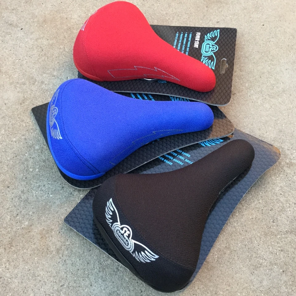 SE RACING FLYER ASIENTO CON RIEL NEGRO AZUL O ROJO BMX BICICLETA ASIENTO HARO GT REDLINE Foto 1 de 1