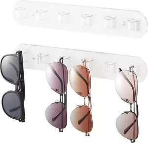 Wall Glasses Holder 2 Pack,Sunglass Organizer,Acrylic Sunglasses Display,Sunglas - Picture 1 of 6