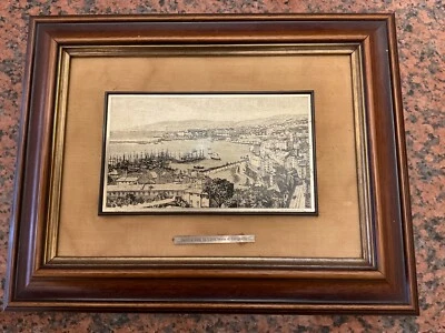 Quadro in argento 800 vista di Genova - Immagine 1 di 4