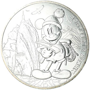 [#1022129] France, 10 Euro, 2018, Mickey Premier de Cordée, MS, Sil, ver - Picture 1 of 2