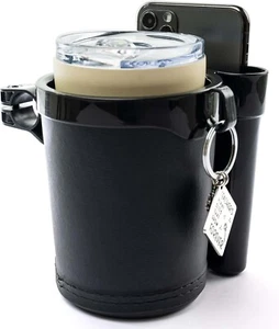 Cup Holder Handlebar with Cell Phone Keys Holder - Picture 1 of 7