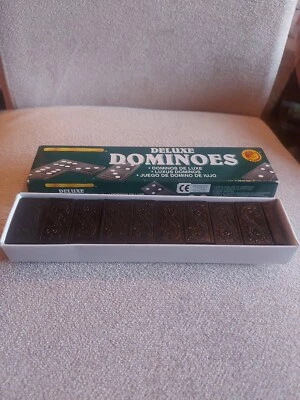 David Halsall Deluxe Traditional Dominoes Set. Good Condition - Image 1 of 4
