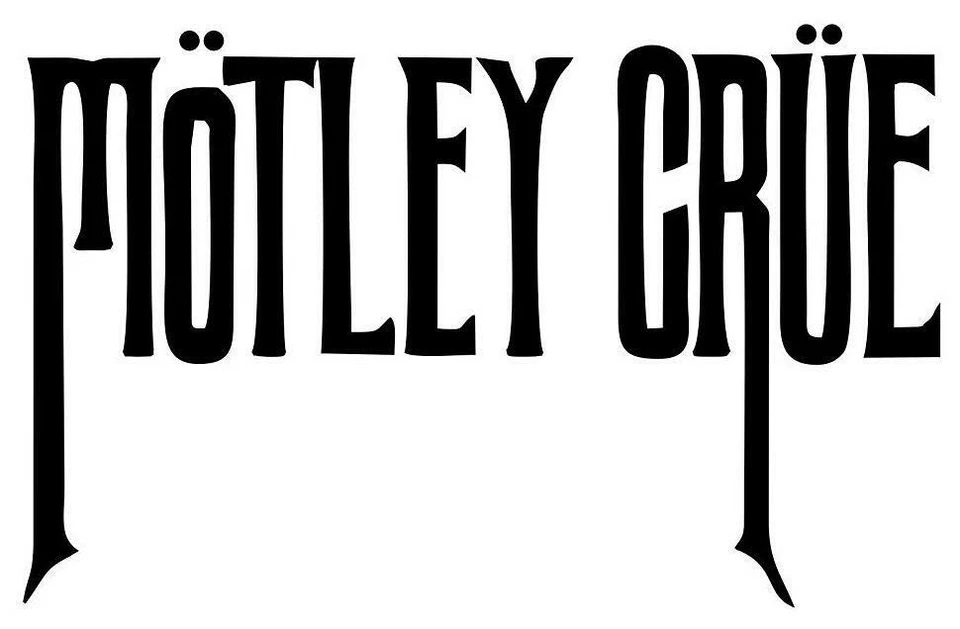 Band Logos # 12 - 8 x 10 T-shirt iron-on transfer Motley Crue - Image 1 of 1