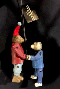 Retirado 1998 Limitado David Decamp, Bailarines Y Prances Osos Adorno de Navidad NUEVO - Imagen 1 de 9
