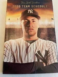 Gleyber Torres New York Yankees Official 2020 Pocket Schedule Yankee Stadium - Picture 1 of 1