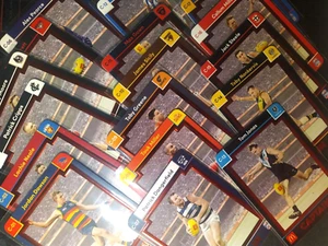 🏉 COMPLETE 2023 AFL TEAMCOACH MACCAS RED Mens CAPTAIN CARDS 18 CARD setTRACKED - Picture 1 of 4