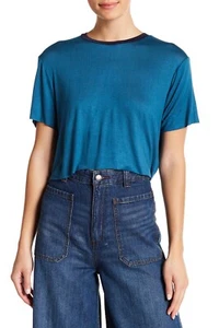 PST Project Social T Short Sleeve Easy Tee Gr. L Crop Top T-Shirt Rundhals Neu - Bild 1 von 5