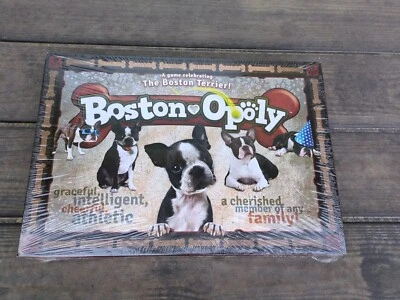 Boston-Opoly: Monopoly Boston Terrier Version by Late for the Sky NEW/SEALED - Image 1 of 4