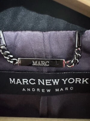 Chaqueta gabardina Marc New York estilo doble pecho mujer talla pequeña Foto 1 de 4