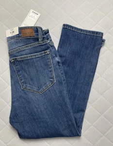 Judy Blue Jeans Womens 1 25 Blue Mid Rise Skinny Fit Capri Stretch Denim Pants - Picture 1 of 12
