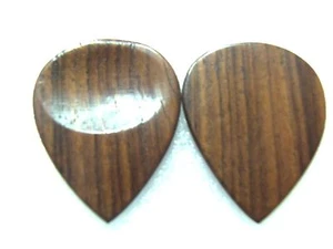2 Rare Cocobolo Wood Guitar Pick Hand Made high quality pick - Picture 1 of 4