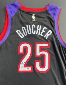 Chris Boucher signed handsigniert Toronto Raptors Trikot PSA/DNA Coa North - Bild 1 von 4