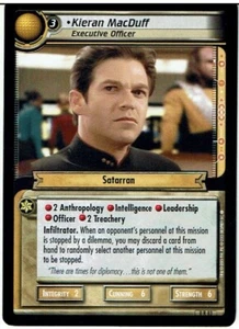 STAR TREK CCG 2E TO BOLDLY GO RARE CARD KIERAN MACDUFF 8R83 ex - Picture 1 of 1