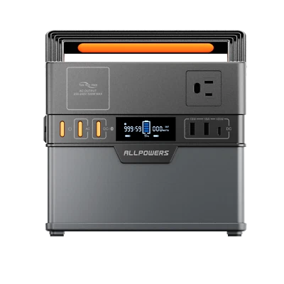 ALLPOWERS Portable Power Station 300W /200W Solar Generator Battery Camping