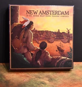 New Amsterdam Board Game  Pandasaurus Goblin Games Jeffrey D Allers VG Complete - Picture 1 of 3