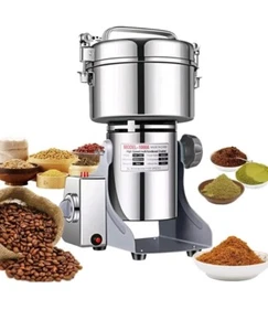 1000g Electric Grain Grinder Commercial High Speed Spice Grain Stainless Steel - Picture 1 of 14