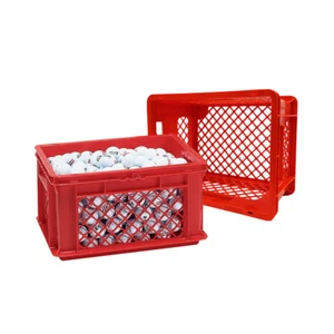 Akro-Mils Straight Wall Containers - great for range balls & storage Gray or Red - Picture 1 of 4