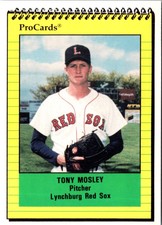 1991 ProCards Tony Mosley #1194 Lynchburg Red Sox