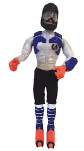 Vintage HASBRO ACTION MAN 1999 Silver Speed Skier FREE POSTAGE - Picture 1 of 6