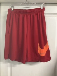 Nike Men’s Dri-Fit Athletic Training Basketball Shorts Red 886412 687 sz M - Picture 1 of 8