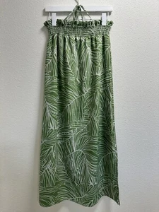 Lost + Wander Vines Maxi Dress Floral Tube Top Ties Lined Lightweight Small - Picture 1 of 10