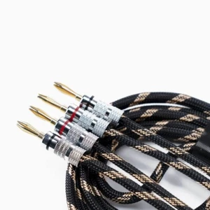 2PCS 1.8M Banana Head Speaker Cable Speaker Cable - Picture 1 of 2