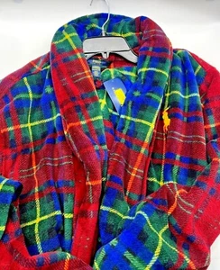 Neu mit Etikett Polo Ralph Lauren langärmliger Morgenmantel mit Schalkragen Nachtwäsche für Herren S/M 0010 - Bild 1 von 2