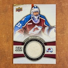 3-12-11 . 2015-16 upper deck ud game jersey #gj-pr patrick roy GROUP A SP