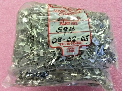 (LOTE 200 PIEZAS) KEYSTONE 594, CONECTOR BATERÍA HEMBRA 9V, CONTACTO RÁPIDO  Foto 1 de 2