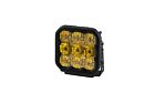Diode Dynamics Stage Series 5" Amber Sport Universal Single LED Combo Light Pod