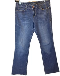 American Rag womens distressed skinny jeans juniors sz 15 stretch blue med wash - Picture 1 of 15