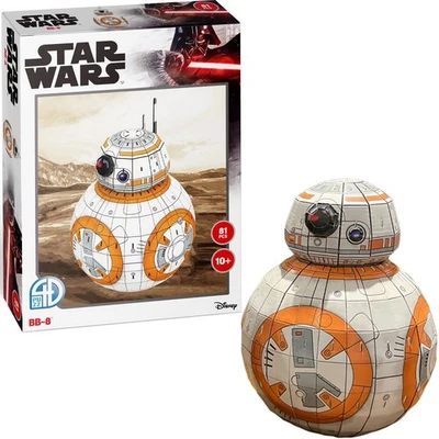STAR WARS BB-8 3D PUZZLE - 81 PEZZI - 4D CITYSCAPE - Immagine 1 di 4