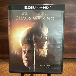 Gently Used Chaos Walking [4K Ultra HD+Blu-ray] Tom Holland NO CODE! Free S/H! - Imagen 1 de 3