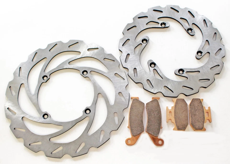 Kawasaki KX125 KX250 1994 94-95 KX500 rotores de freno delanteros traseros RipTide pastillas de freno Foto 1 de 4