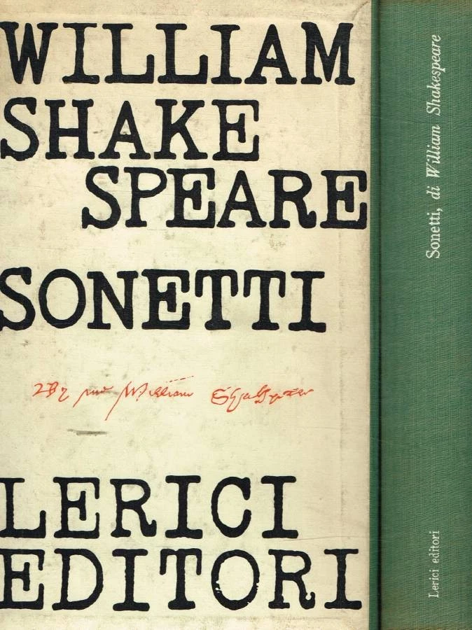 Sonetti. . William Shakespeare. 1964. . - Immagine 1 di 1