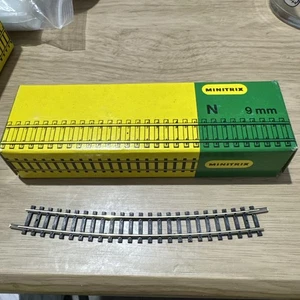TRIX /MINITRIX `N GAUGE` #14928/4928 x10 in box R6 15 degrees - Picture 1 of 4