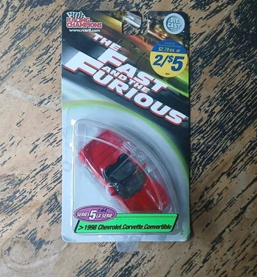 Chevrolet Corvette 1998 Racing Champions Fast And Furious rojo serie 5 Foto 1 de 4