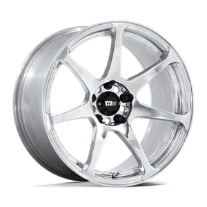 17x8 Motegi MR154 Battle Polished Wheel 5x100 (30mm) - Picture 1 of 5