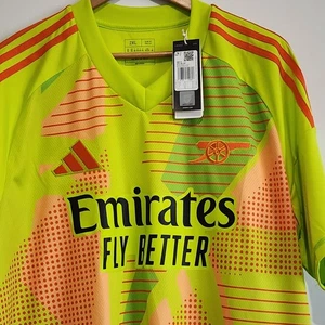 Arsenal adidas Football Goalkeeper Shirt Jersey Men's 2XL 24/25 Free Shipping  - Bild 1 von 8