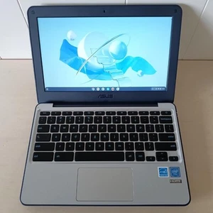 ASUS Chromebook C202SA Intel Celeron N3060 16GB eMMC 4GB RAM 11.6 Inch - Picture 1 of 11
